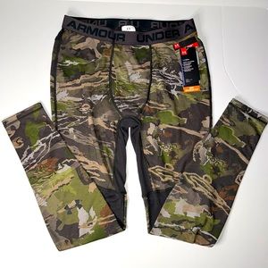 New With Tags Under Armour Cold Gear Wool Base Leggings Pants Camo Size XL